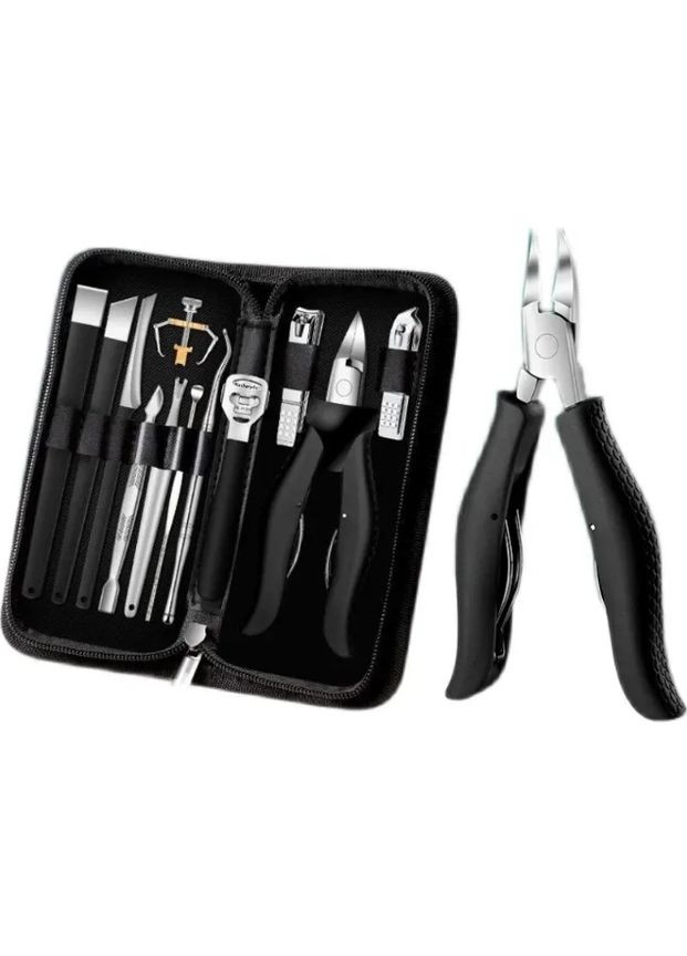 Набір для манікюру та педикюру Paronychia 12 предметів у сумці Max-Manicure (297949483)