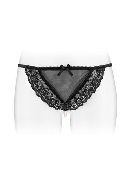 Трусики-стрінги з перловою ниткою KATIA Black Fashion Secret (300099228)