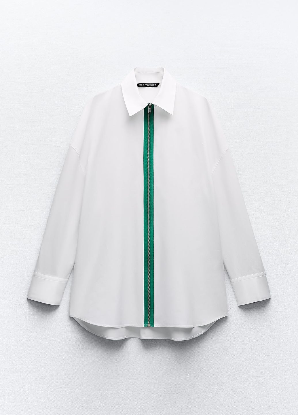 Белая праздничный рубашка однотонная Zara
