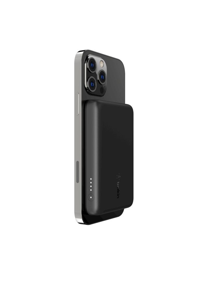 Портативне зарядне пристрій MagSafe 2500mAh, Wireless Power Bank, black Belkin (315435679)