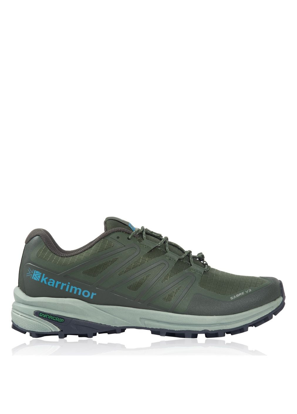 Хакі всесезон кросівки sabre 3 trail running shoes mens green 8(42) Karrimor