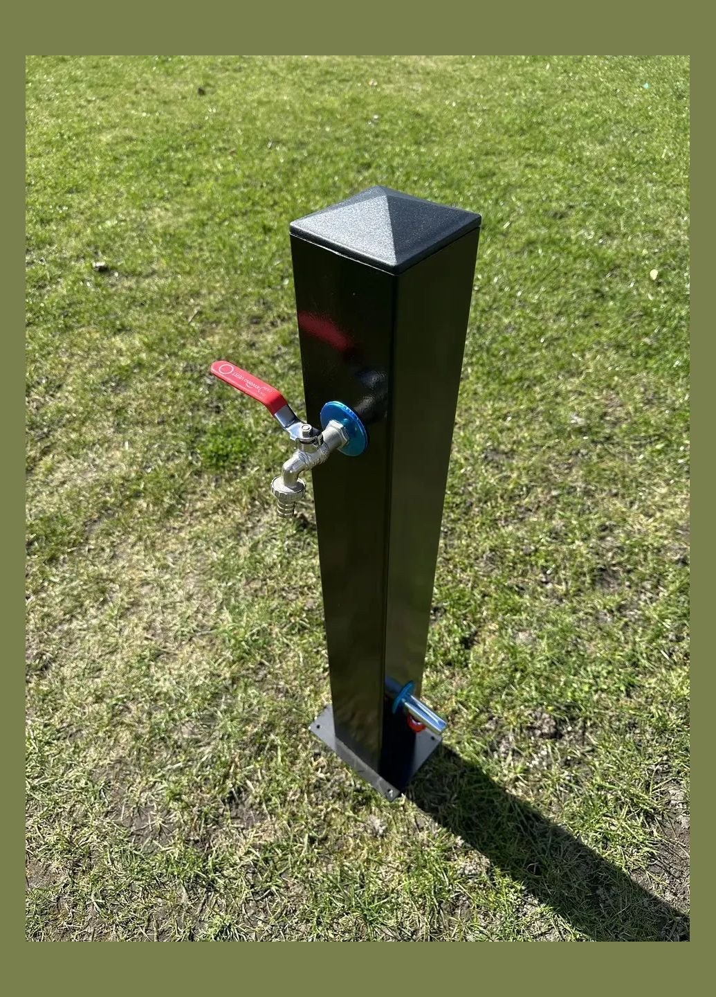 Садова колонка з 2 кранами для підключення до системи водопостачання No Brand (341084325)