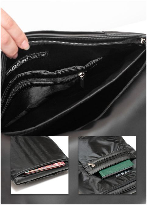 Жіночий міський рюкзак з відділенням під ноутбук Чорний (6920311437) Sambag (360752364)