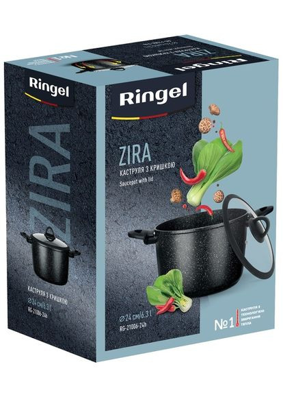 Кастрюля Zira 6.3 л (RG21006-24h) Ringel (309199725)