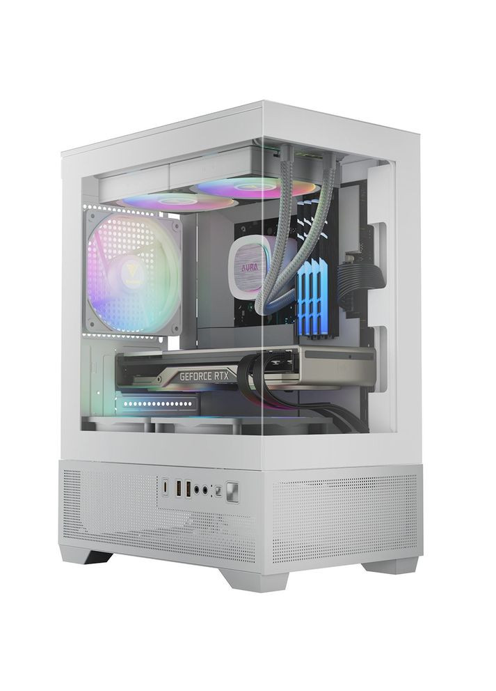 Корпус AURA GC9M ELITE WH ARGB PC Case (4711514503142) Gamdias (348058282)