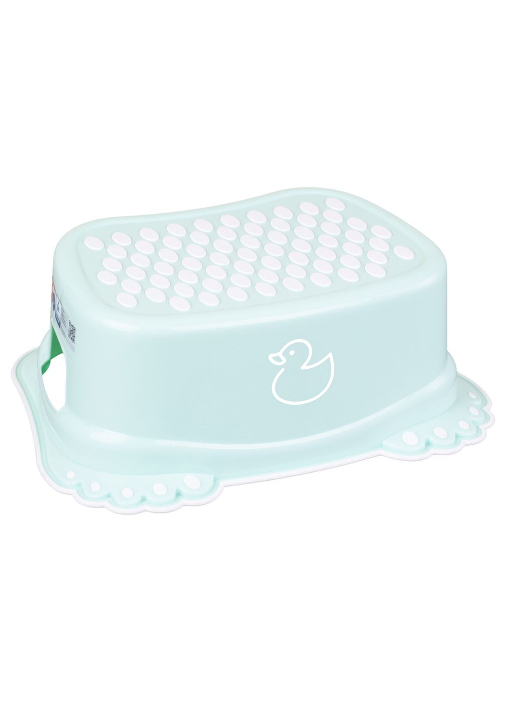 Подставка для ног Утенок с противоскользящей резиной Tega DK-006-131 Зеленый shop (2000902020746) Tega Baby (363018832)