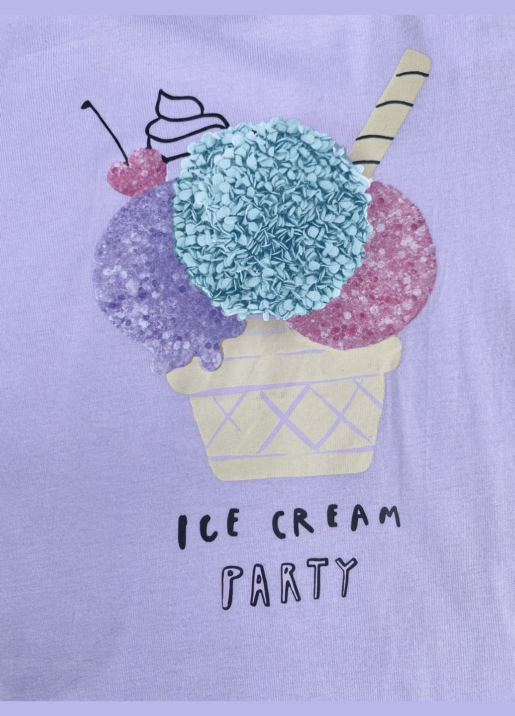 Лавандова літня футболка для дівчинк Primark