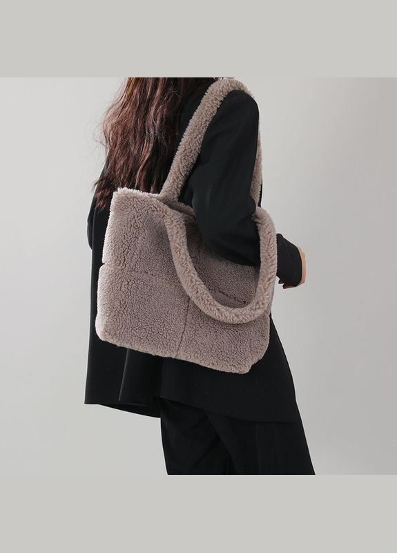 Сумка жіноча плюшева Pelage Coffee Italian Bags (293083657)