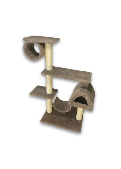 Дряпка Містечко 2 коричнева 108х49х122 см Природа (324625406)