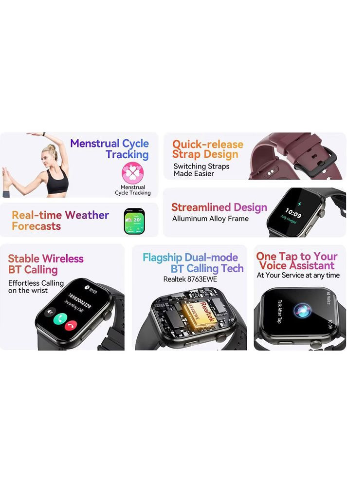 Смарт-годинник R60 Black Blackview (315010908)