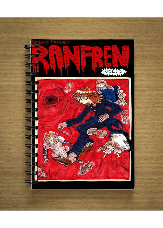 Блокнот Sketchbook Скетчбук с принтом Ranfren | Ранфрен | Рэндал #04 Kika (366300494)