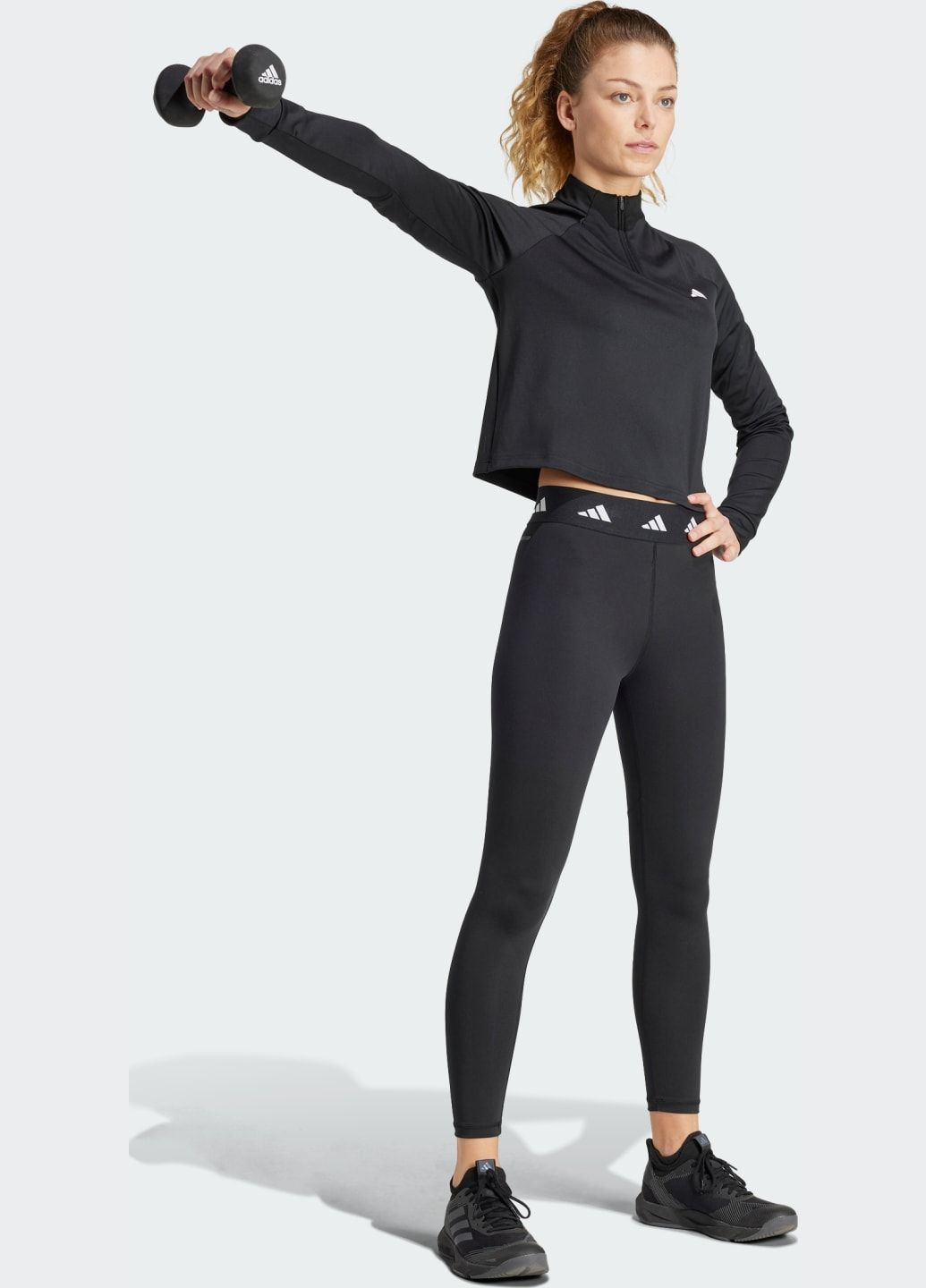 Спортивная кофта Train Essentials Minimal Branding 1/4-Zip Cover Up adidas (327825909)