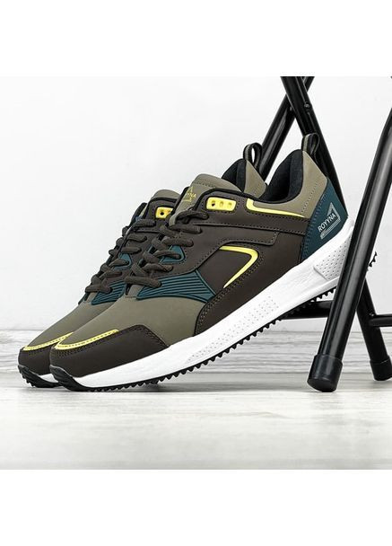 Цветные демисезонные мужские кроссовки ортопедическая стелька натуральная кожа деми Royyna кросівки