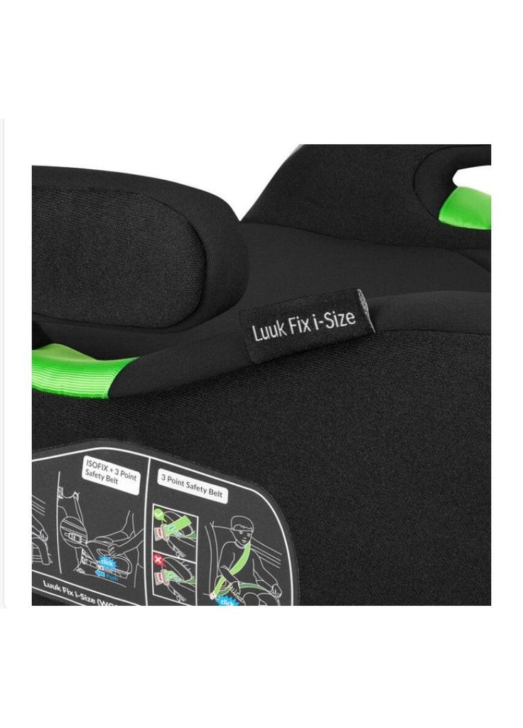 Бустер Luuk Fix I-Size Black Carbon, 15-36 кг, черный Lionelo LO-LUUK FIX I-SIZE BLACK CARBON (328401744)