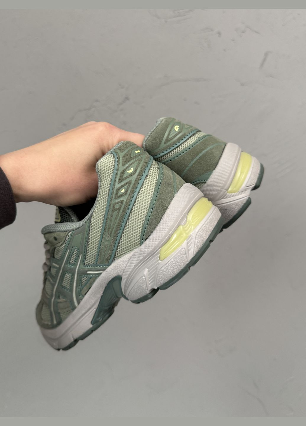 Зелені Осінні кросівки чоловічі asics gel-1130 green | асікс гель-1130 зелені No Brand