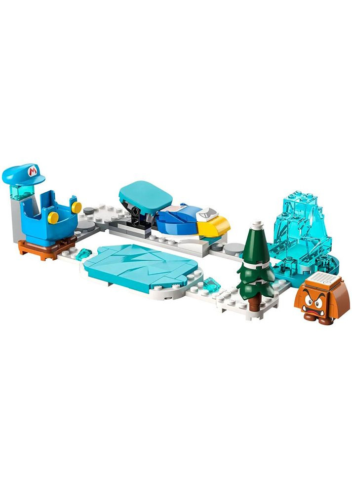 Конструктор Костюм Ледяного Марио и Ледяной мир. Дополнительный набор цвет разноцветный ЦБ-00232155 Lego (282818307)