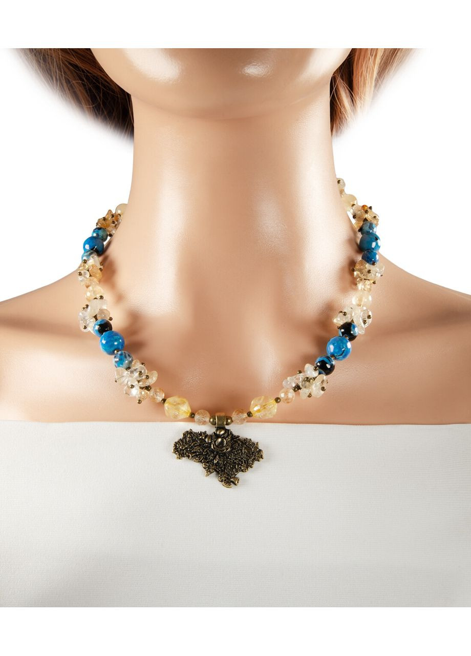 Бусы "Моя душа" Цитрин, Агат Fursa fashion (365958804)