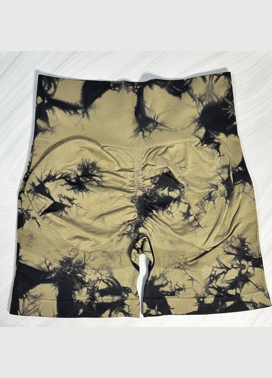 Костюм для фитнеса (спортивный комплект) тай-дай, шорты + топ No Brand (325876037)