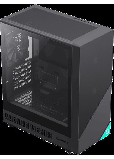 Корпус Focus M Tempered Glass без БЖ Black GameMax (360418887)