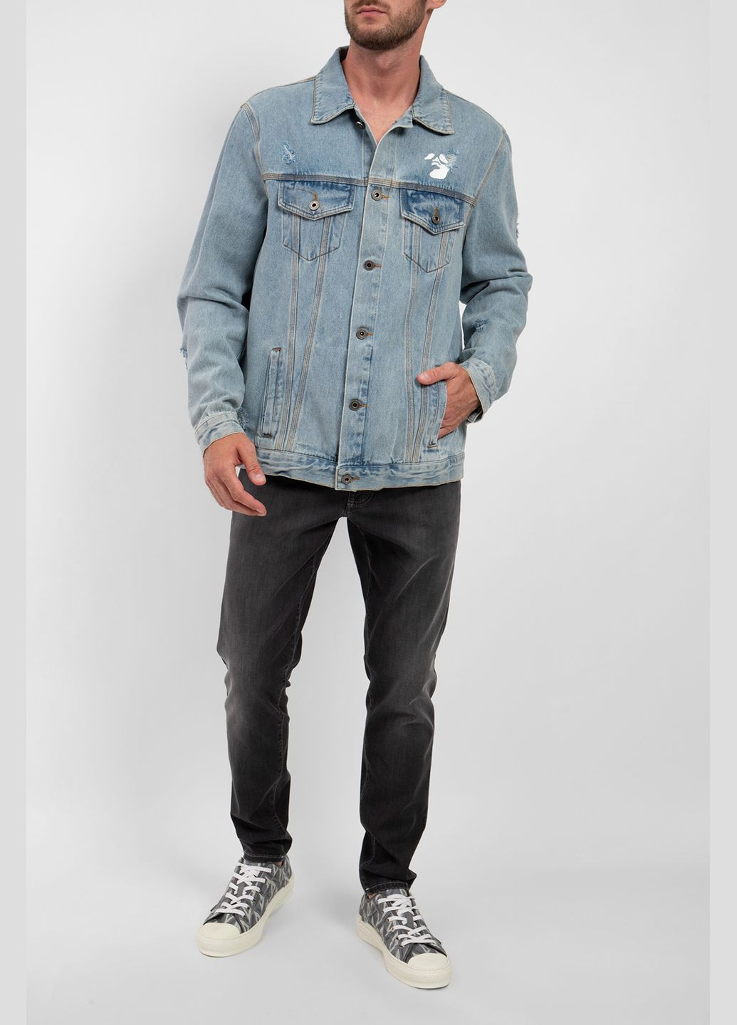 Пиджак джинсовый Off White (298558513)