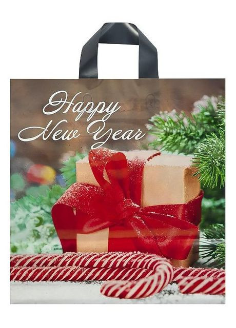 Пакет новорічний "Петля", 43х37 см / Новорічний подарунок No Brand (365823343)