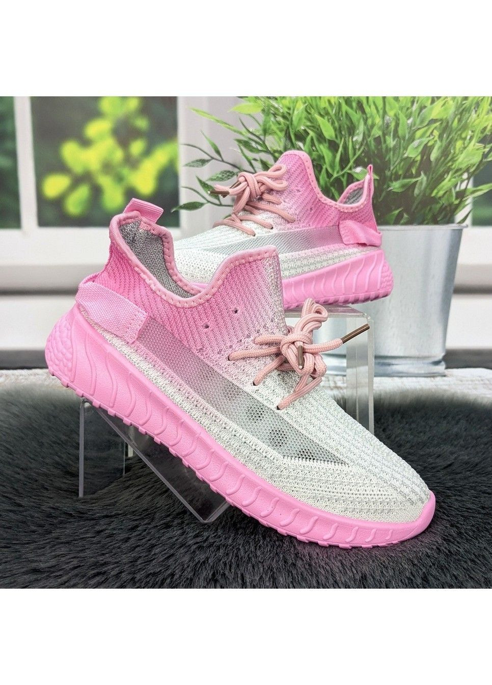 Кросівки жіночі текстильні FDEK рожеві демісезони (342322614)