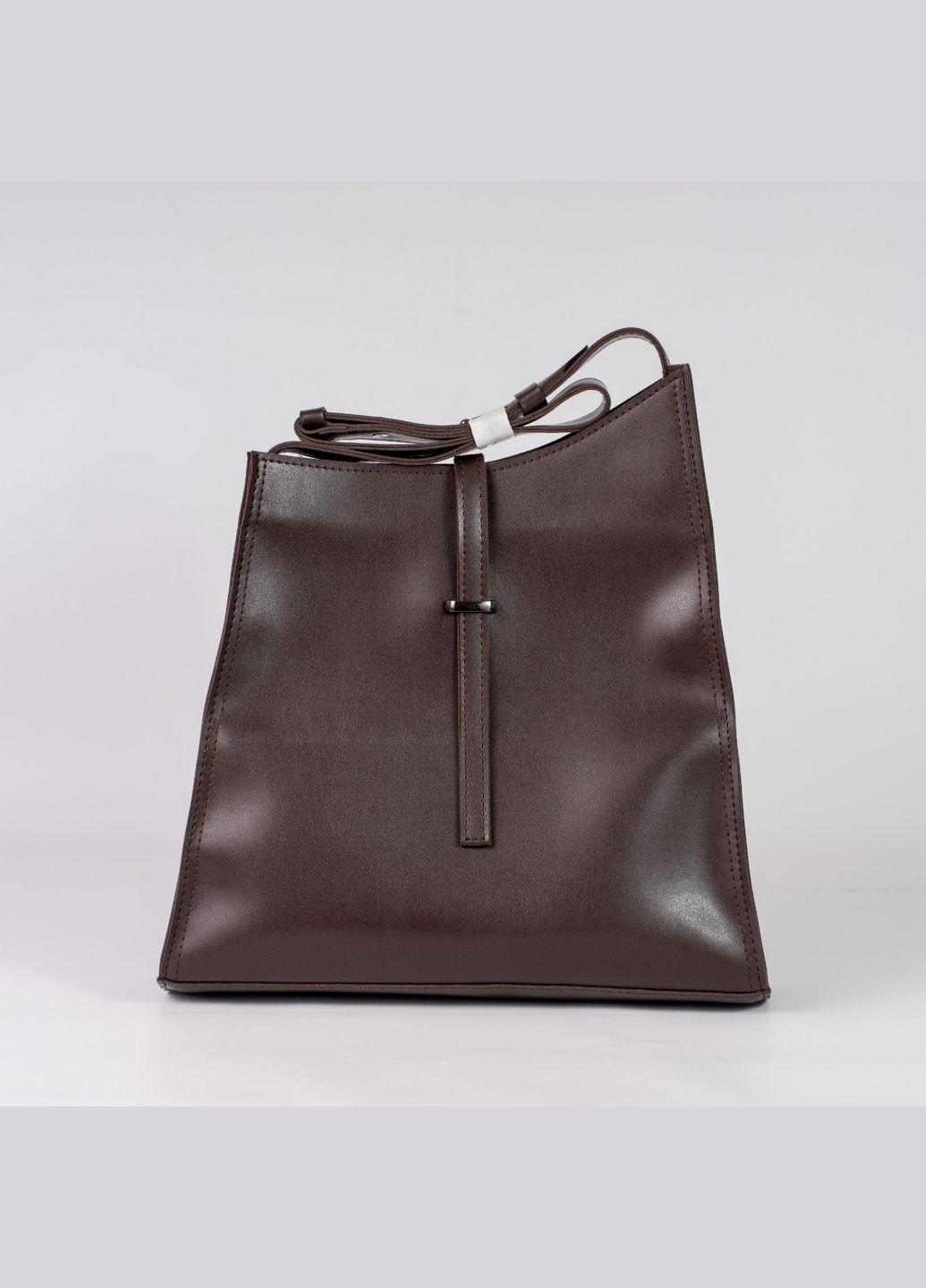 Сумка жіноча Шопер функціональна коричнева з екошкіри NIUNIU (331111627)