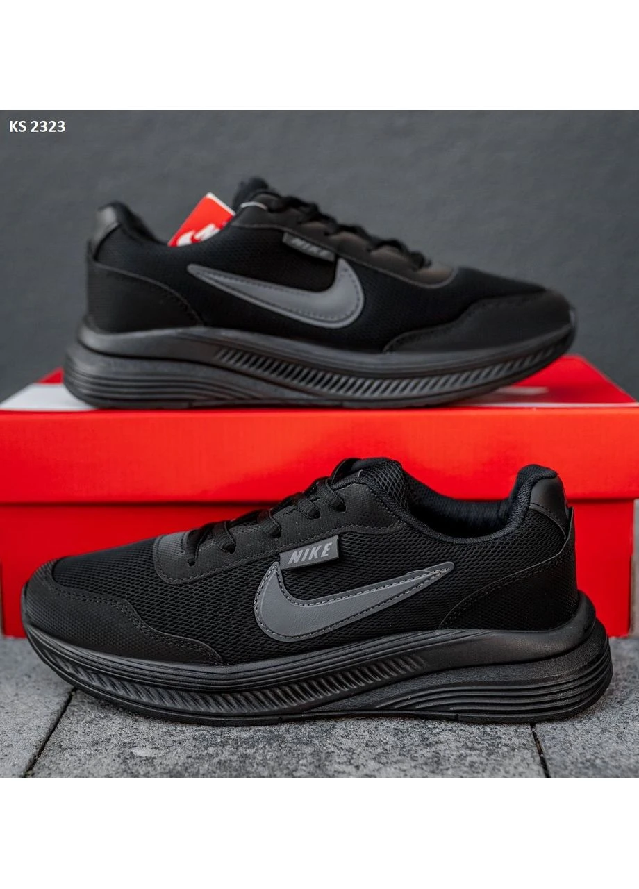 Черные демисезонные кроссовки мужские nike air r2x black найк аир No Brand