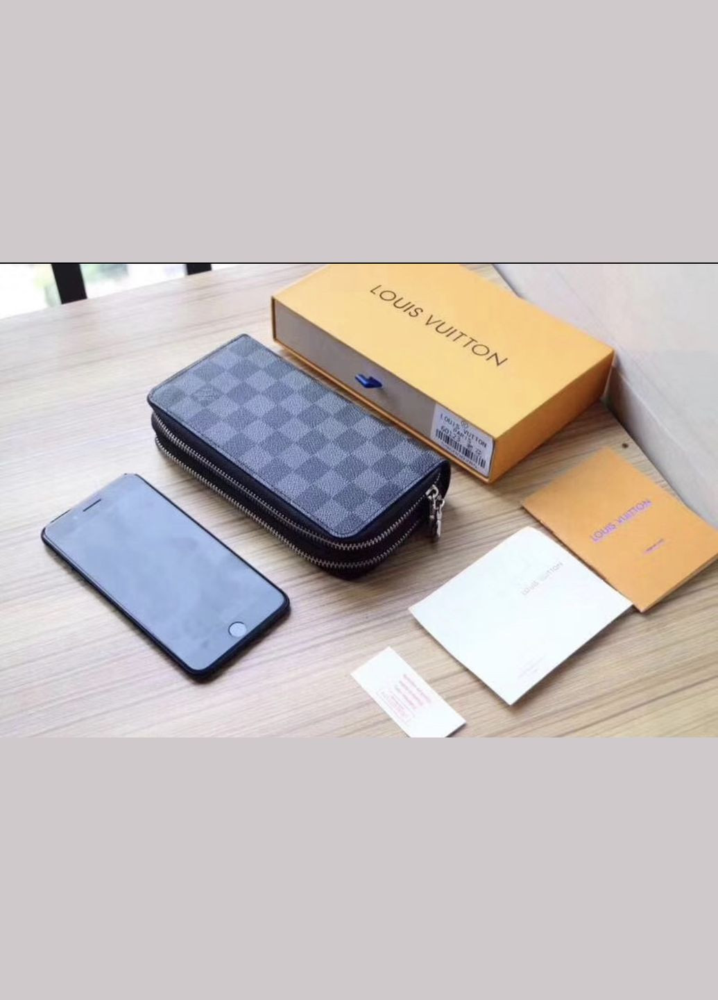 Чоловічий гаманець на дві блискавки (61723) Lux No Brand (322157362)