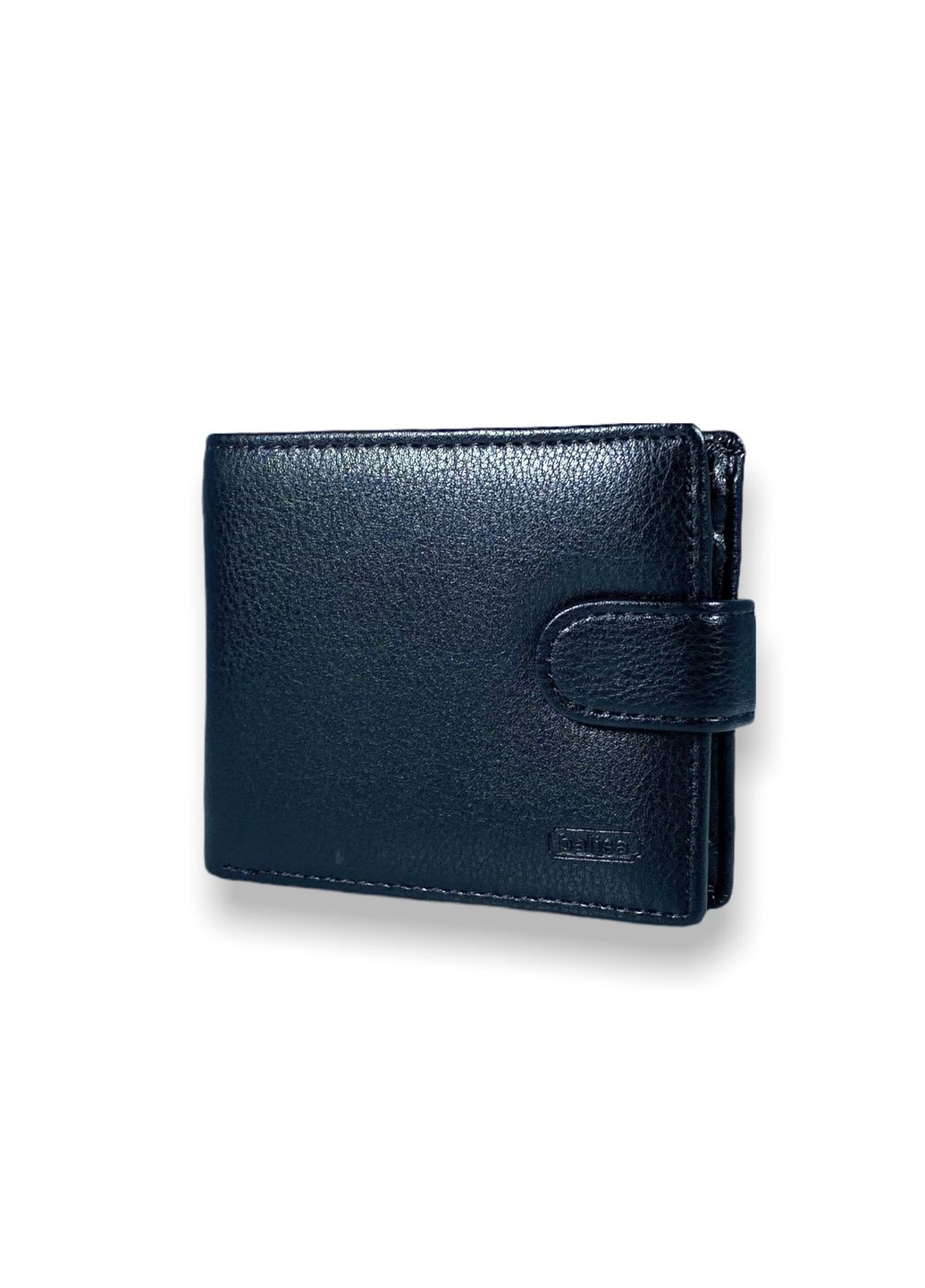 Чоловічий гаманець LY00472 із шкірзамінника застібка-кнопка розмір:11*10*3 см чорний Balisa (266911592)