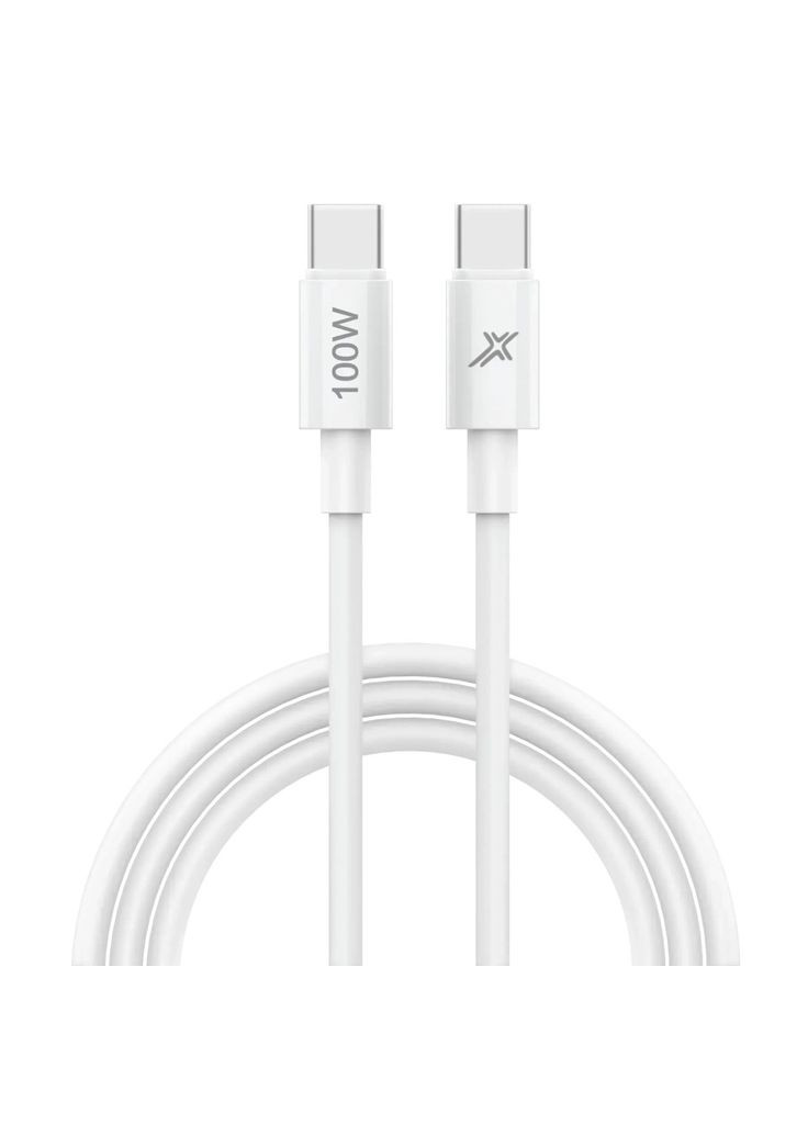 Дата USB-C кабель USB-C 1.0m 100W white (m469540) Grand-X USB-C to USB-C 1.0m 100W white (367069960)