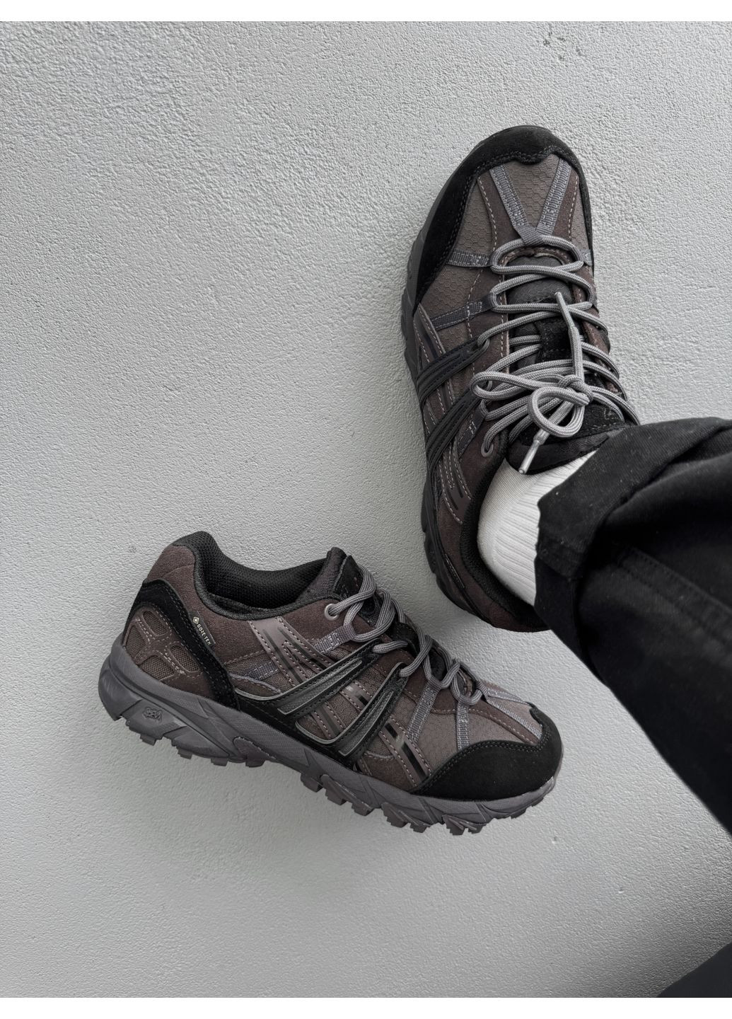 КРОСІВКИ ЖІНОЧІ ASICS GEL-SONOMA BLACK / BROWN GORE-TEX АСІКС ГЕЛЬ СОНОМА No Brand чорні демісезони (368887620)