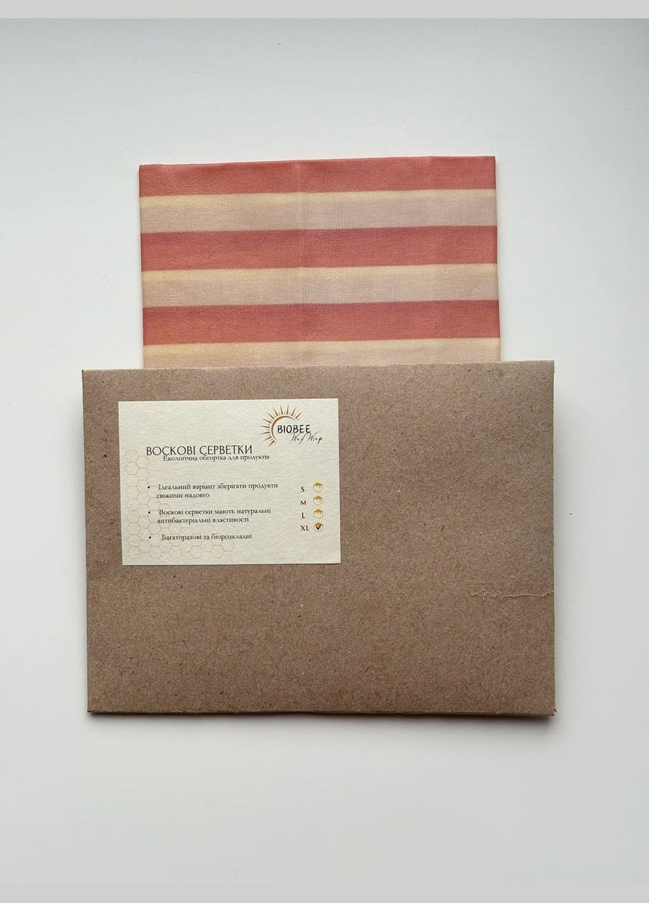 Вощанка (многоразовая восковая салфетка) для хранения продуктов BioBee (284665867)