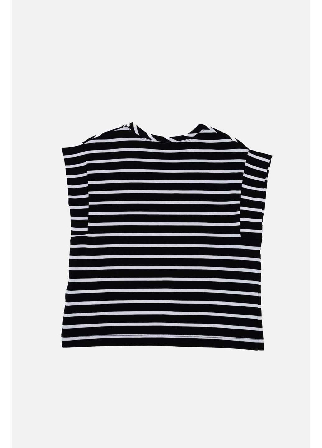 Чорна літня футболка First Kids