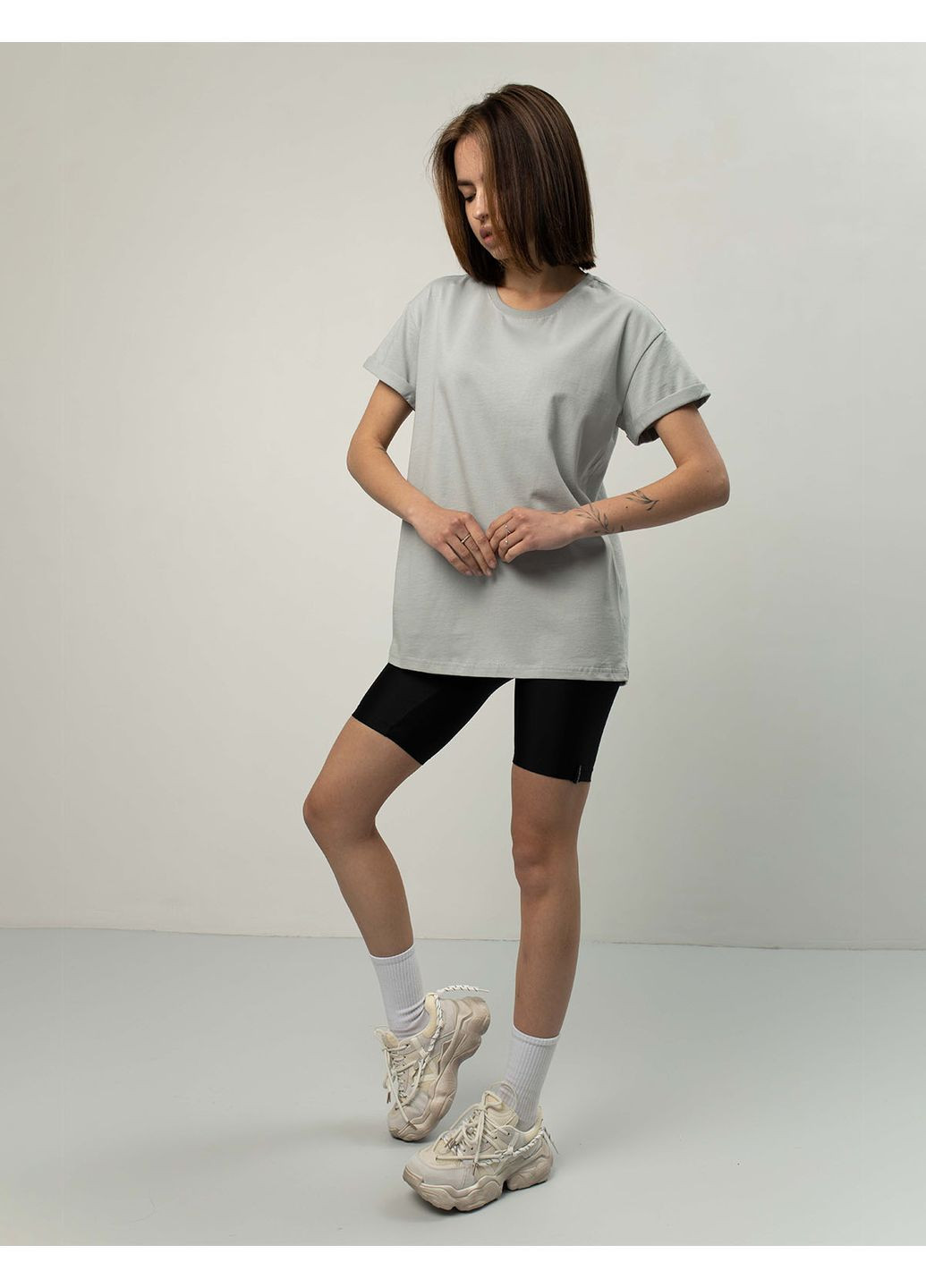 Унисекс футболка коттон з підшитим рукавом (001140PBELS) Casual Trend №114Р - (358935162)