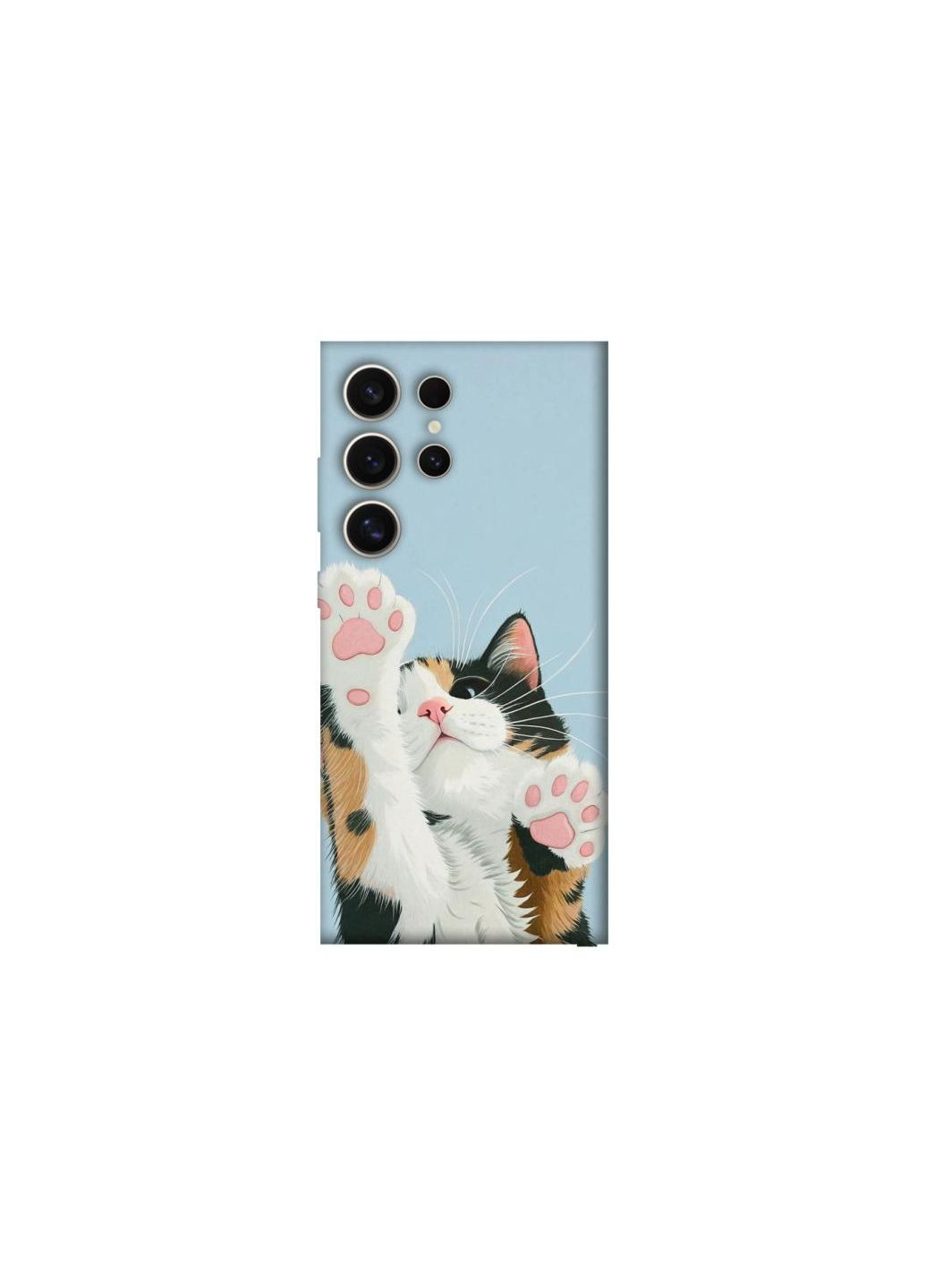 Чехол на Samsung Galaxy S25 Ultra Cat paws vs2 Frontalka (351387043)