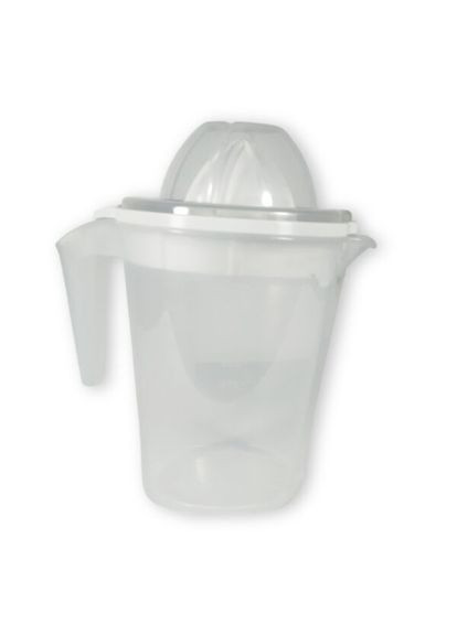 Кружка мерная 0,5л с фреш-прессом «т» Белый/прозрачный Plastic's Craft (283015905)