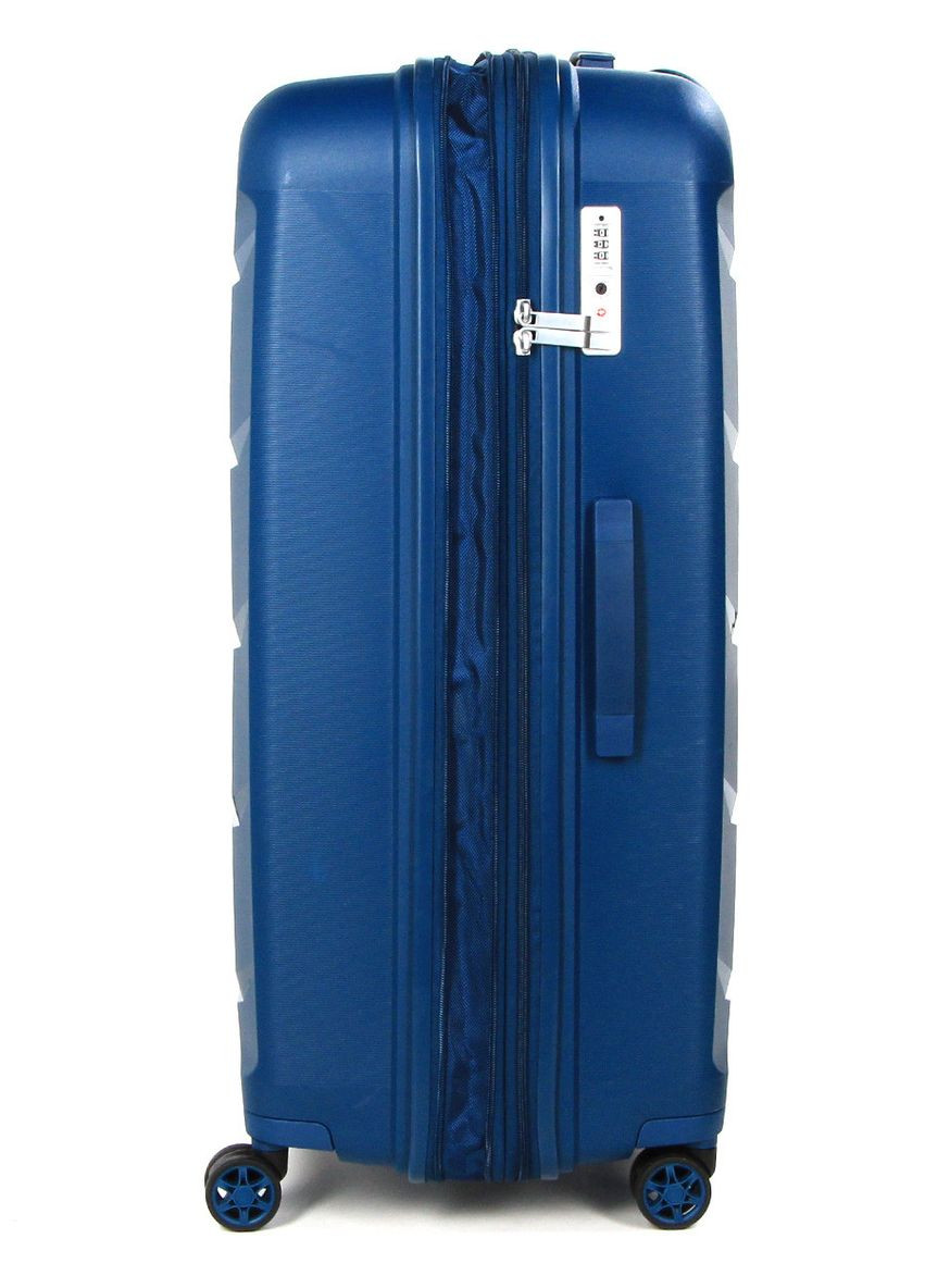 Валіза велика L поліпропілен синя 79х52х30(+5)см/119л/5кг AIRTEX (324801717)