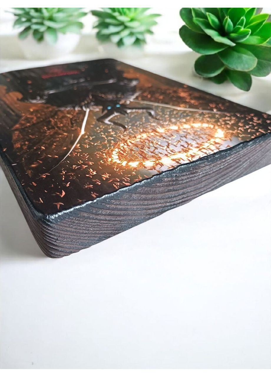 Панно "Вельзевул - Повелитель Мух и Пчел" 19×28 см, дерево, с подвесом Handmade (365797661)