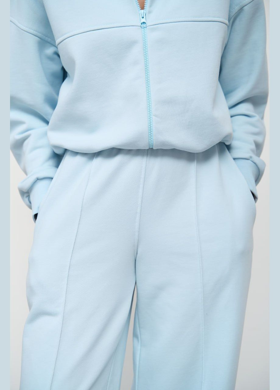 Жіночий костюм двійка колір світло-блакитний р.XL 452725 New Trend (285711814)