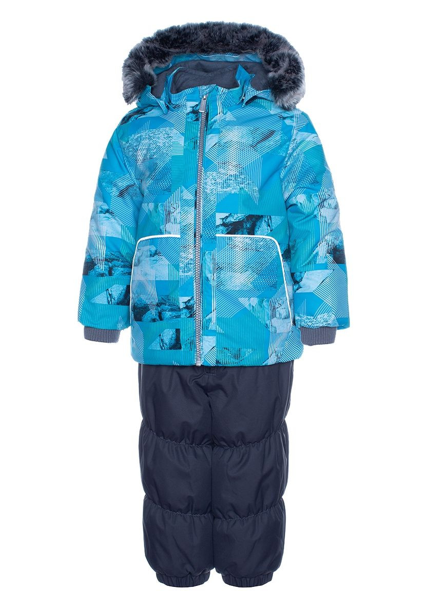 Голубая термокомплект russel, р.110, голубой () Huppa 45050030-92536-110