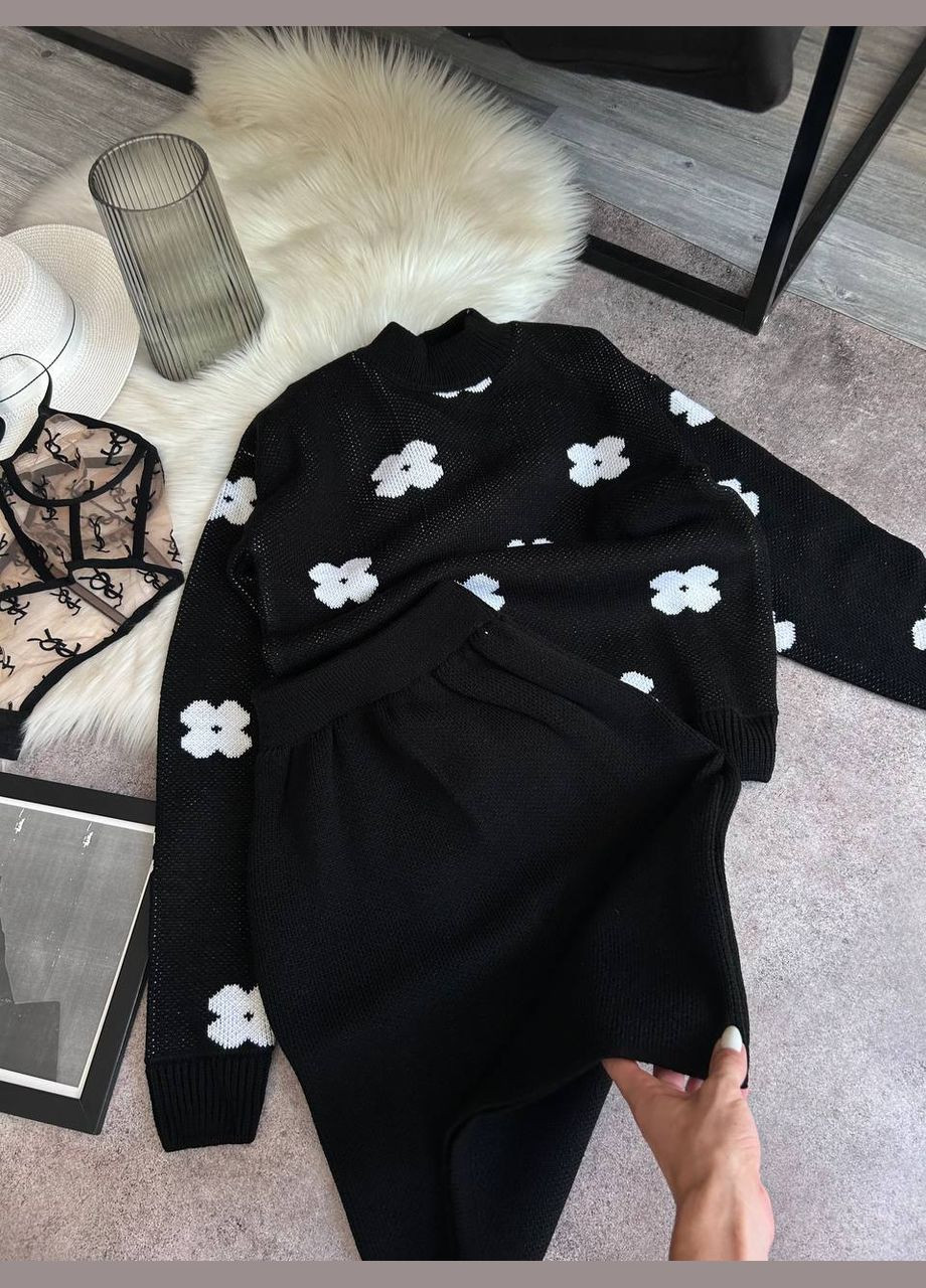 Женский костюм вязаный из хлопка. No Brand (314701072)