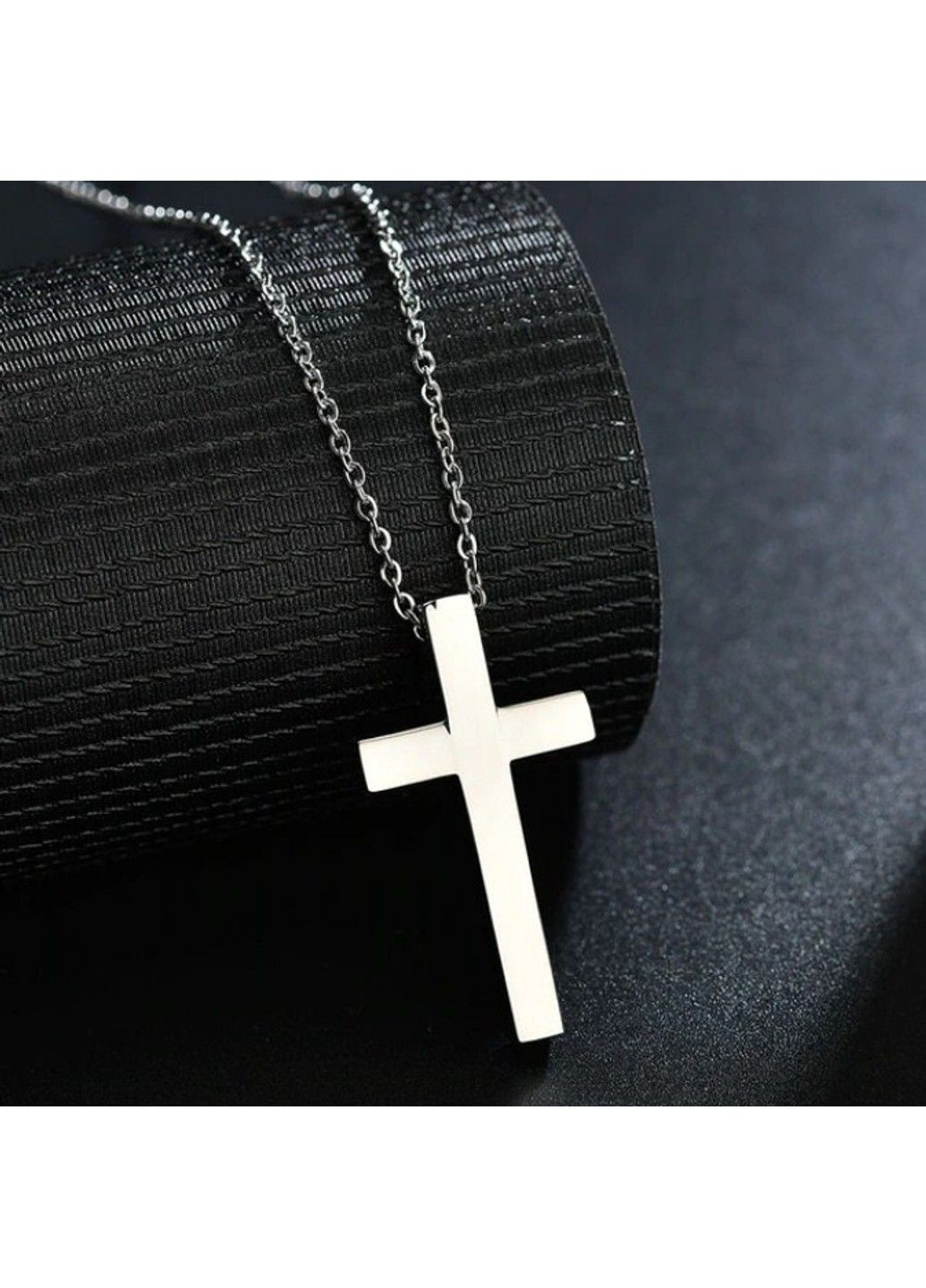 Крестик из нержавеющей медицинской стали PSC-048 No Brand (299340032)