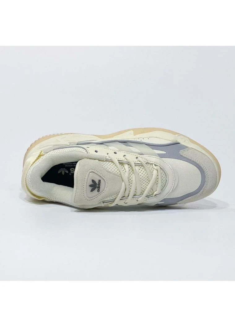 КРОССОВКИ ЖЕНСКИЕ ADIDAS NITEBALL 2 BEIGE АДИДАС НАЙТБОЛ No Brand бежевые демисезоны (368888195)