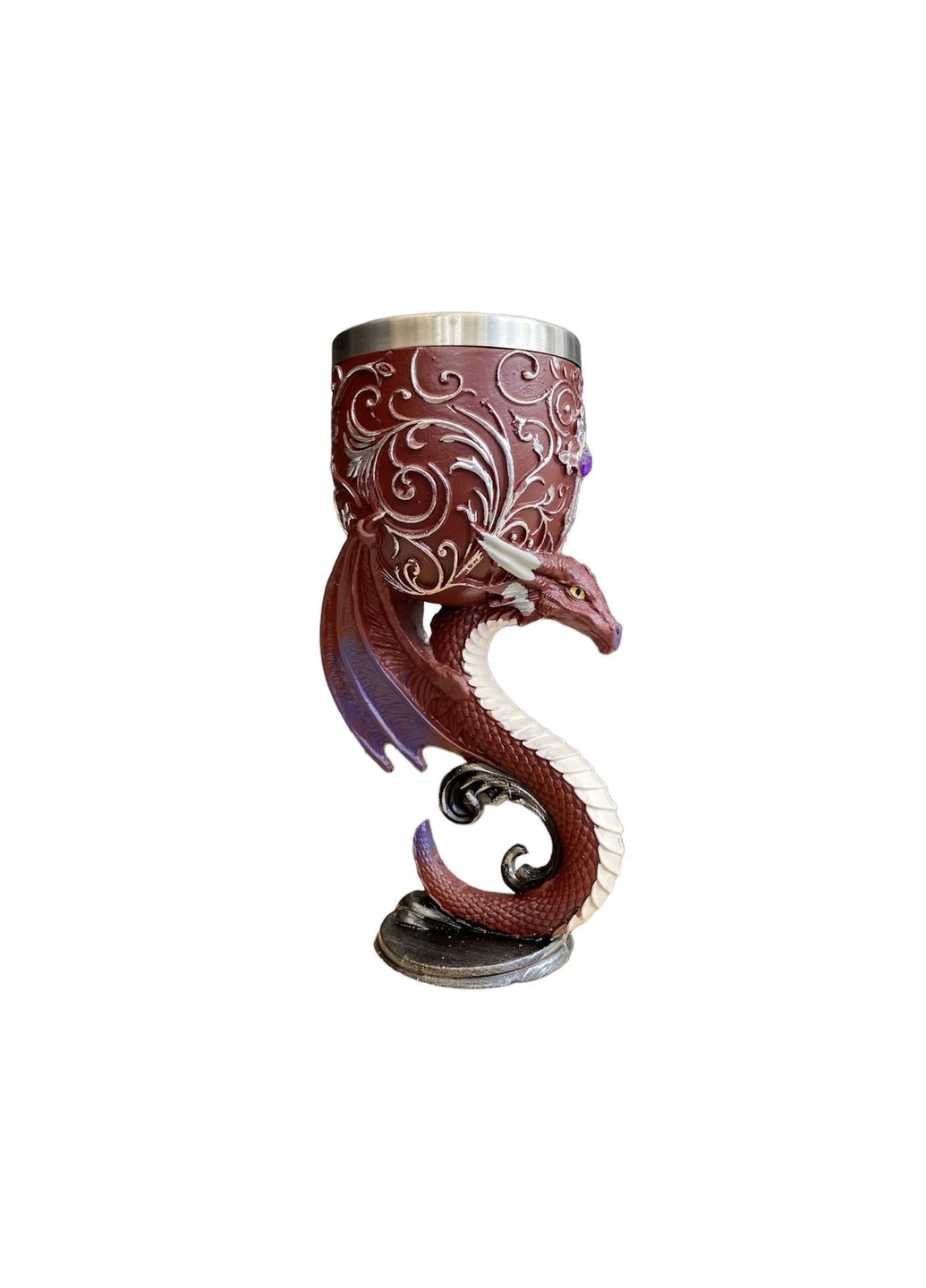 Бокал для вина 3D Красный Дракон Home (294613662)