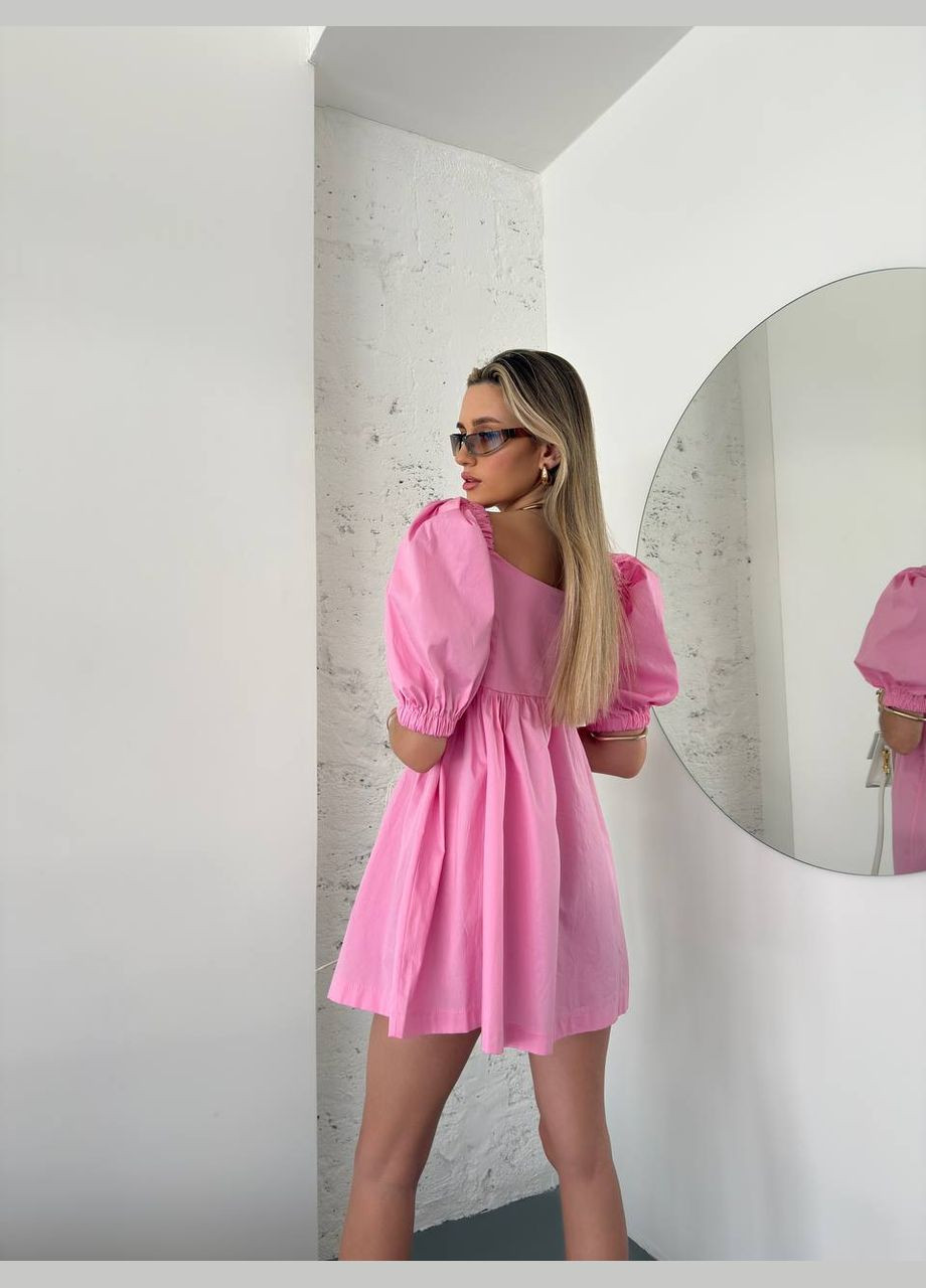 Рожева сукня Garna однотонна