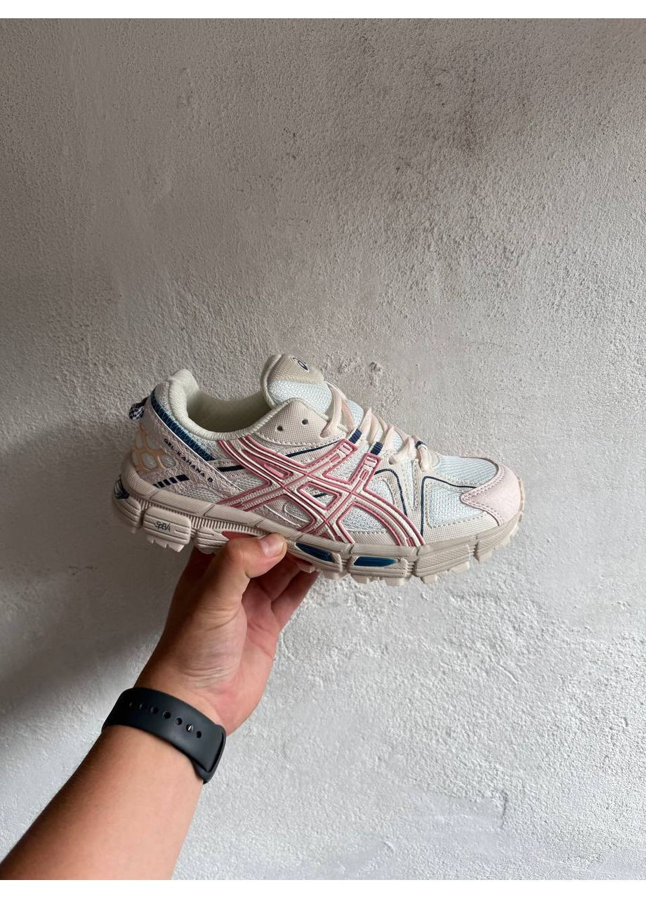 Розовые демисезонные кроссовки мужские asics gel-kahana 8 cream pink асикс гель кахано No Brand