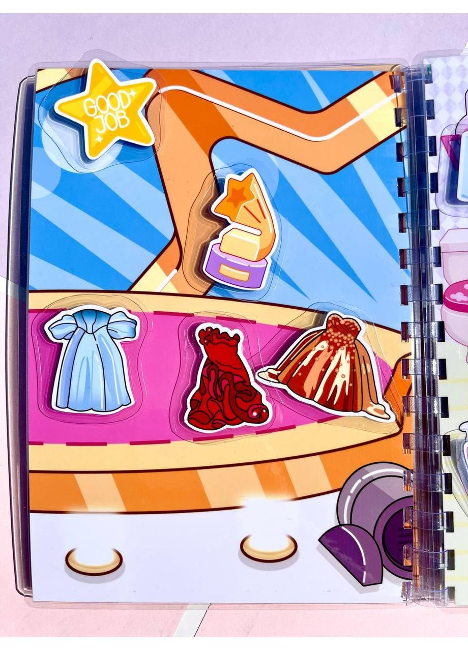 Балерина Капучино книга на липучках No Brand (365762403)