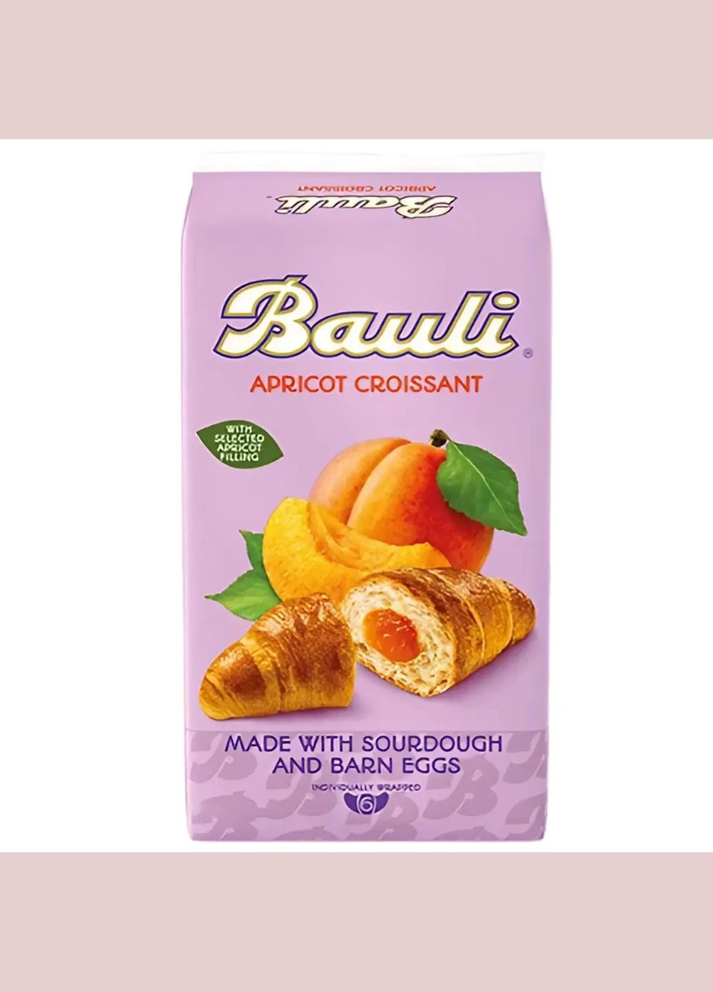 Круассаны с абрикосовым джемом ( 10шт по 50г ) 500г. Bauli (349810673)