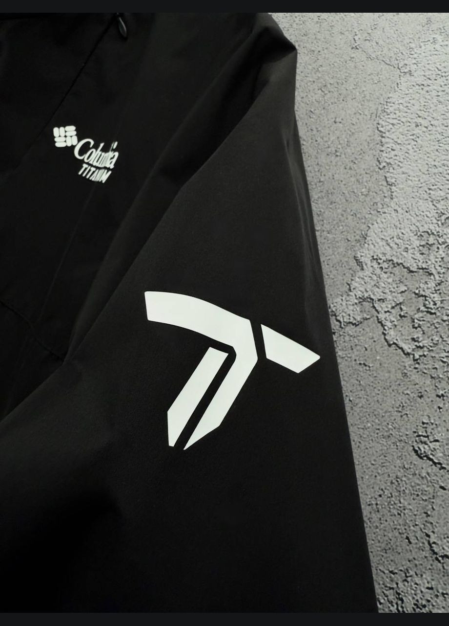 Чорна демісезонна вітровка No Brand